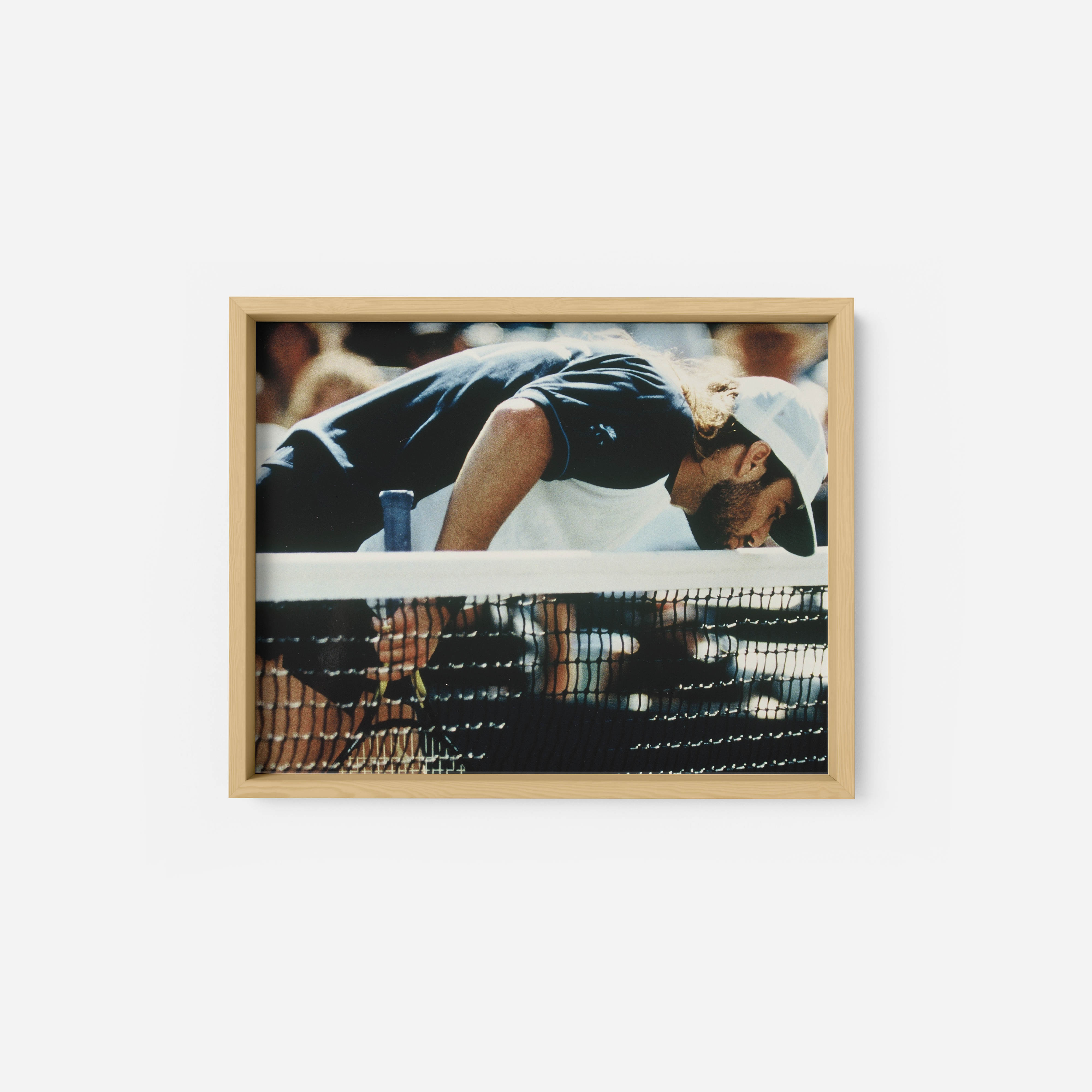 Andre Agassi Kissing Net