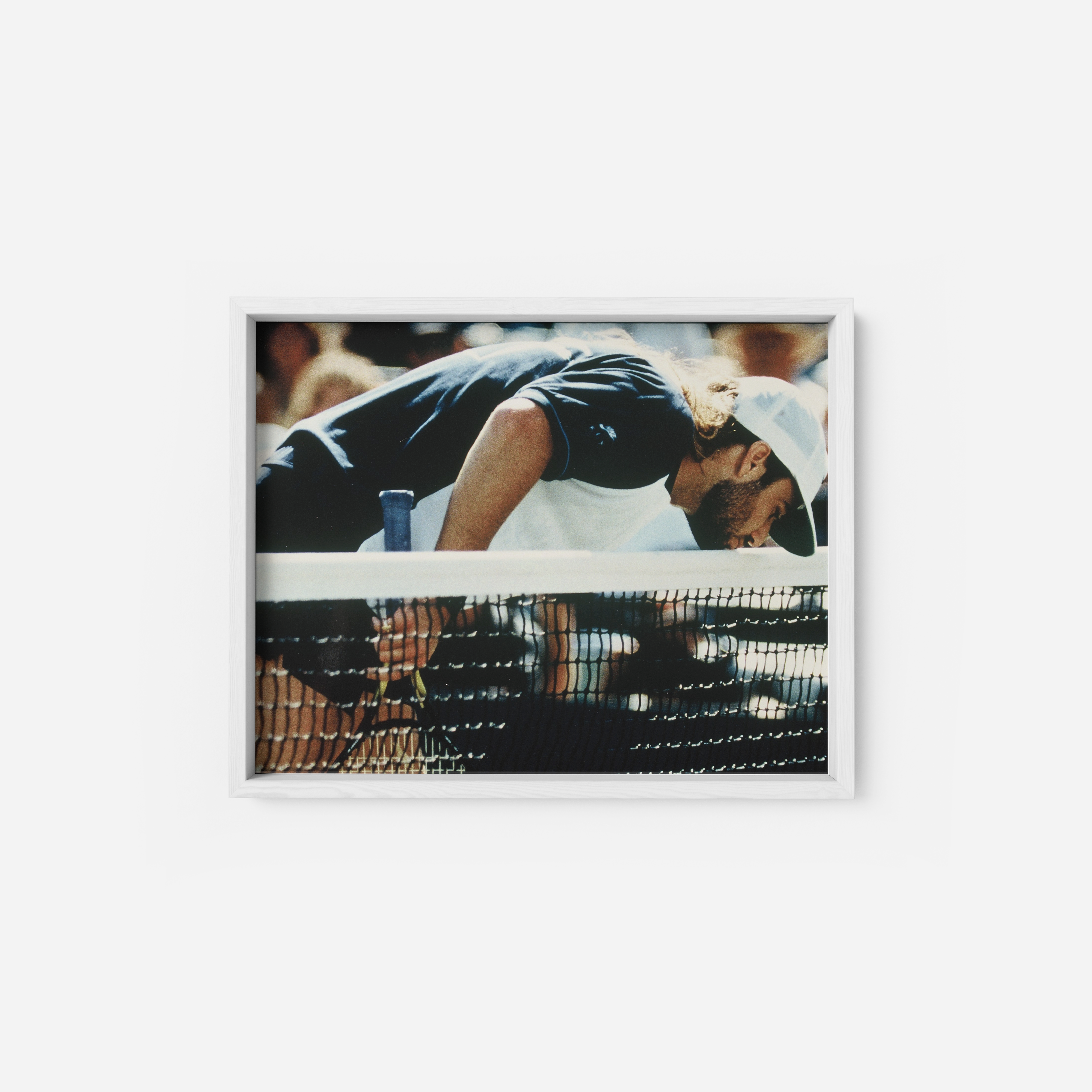 Andre Agassi Kissing Net