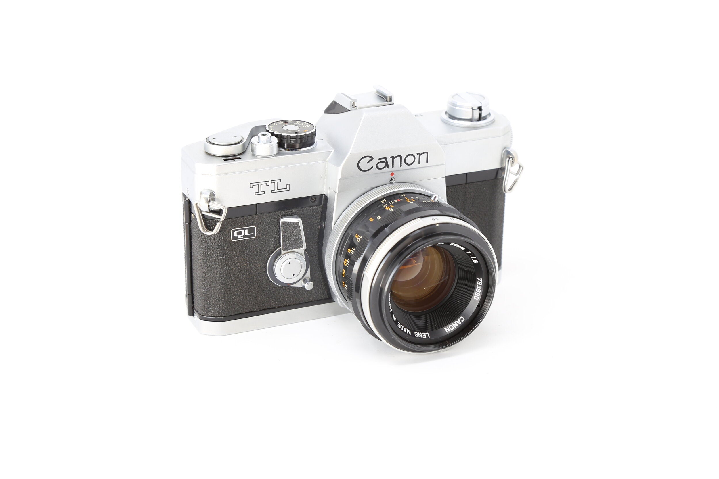 Canon TL 35mm Film Camera With 50mm 1.8 Lens – Relics
