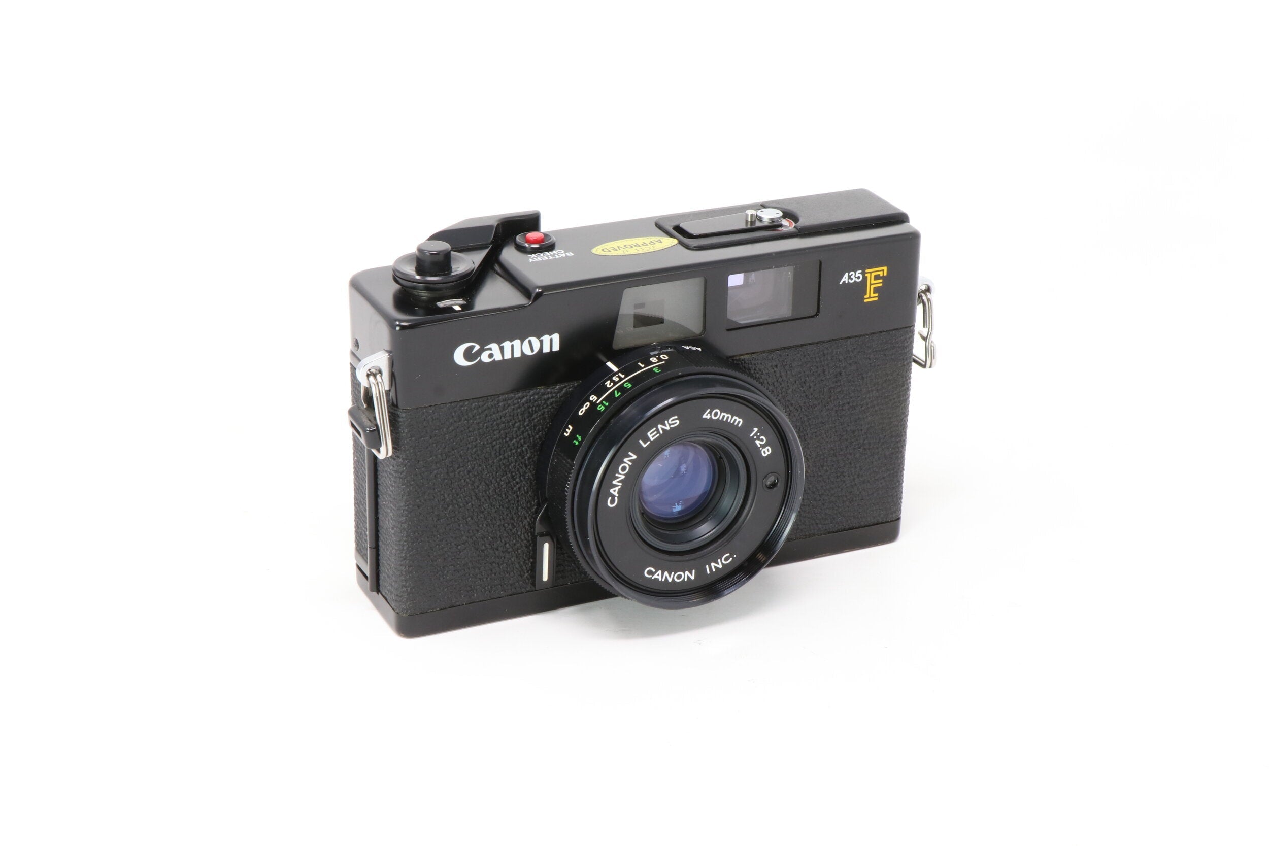 Canon A35 F 35mm Film Camera with 40mm lens – Relics