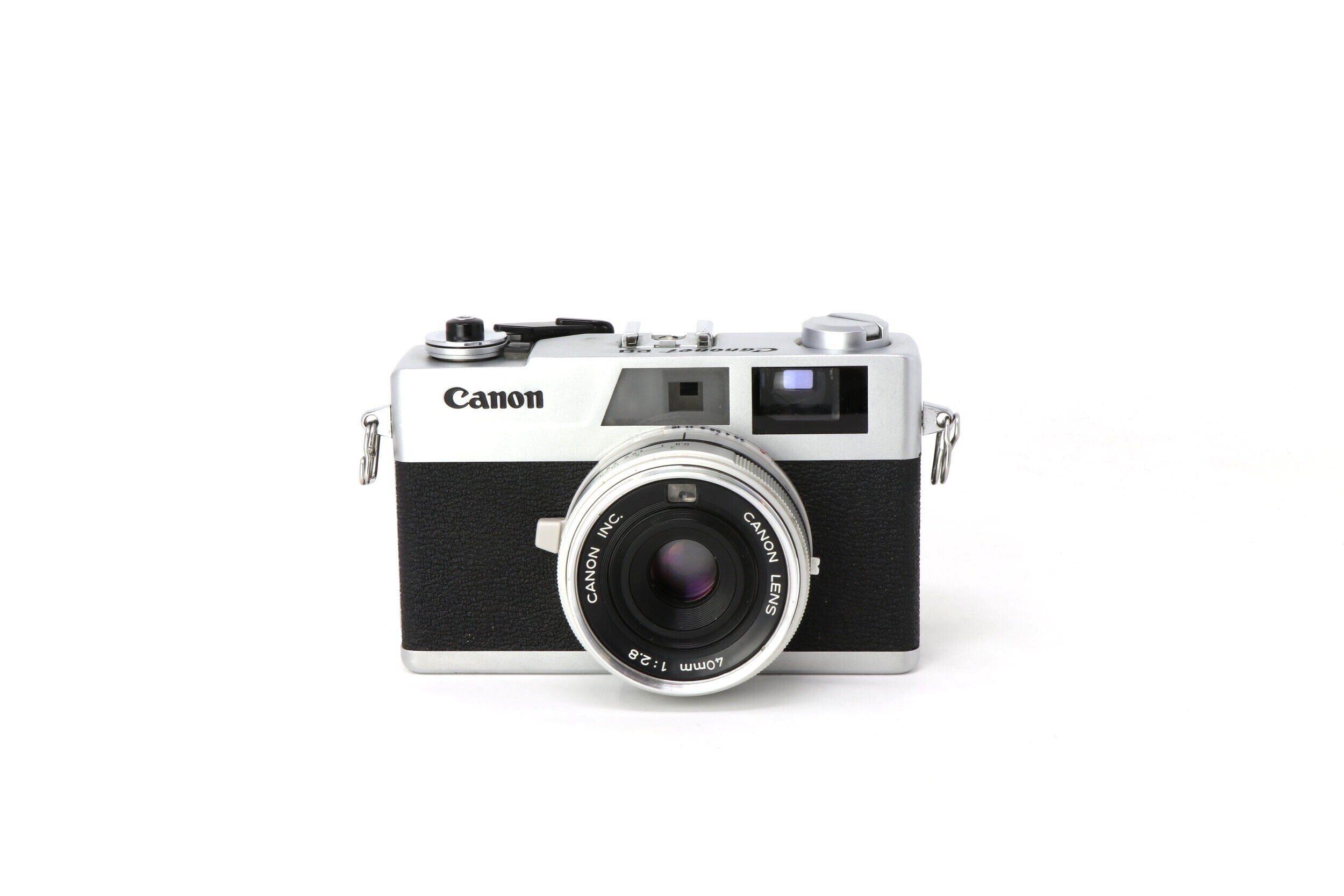 フィルムカメラ Canon Model II-S 35mm Canon Canonet 28 35mm Film Camera with fixed 40mm lens – Relics