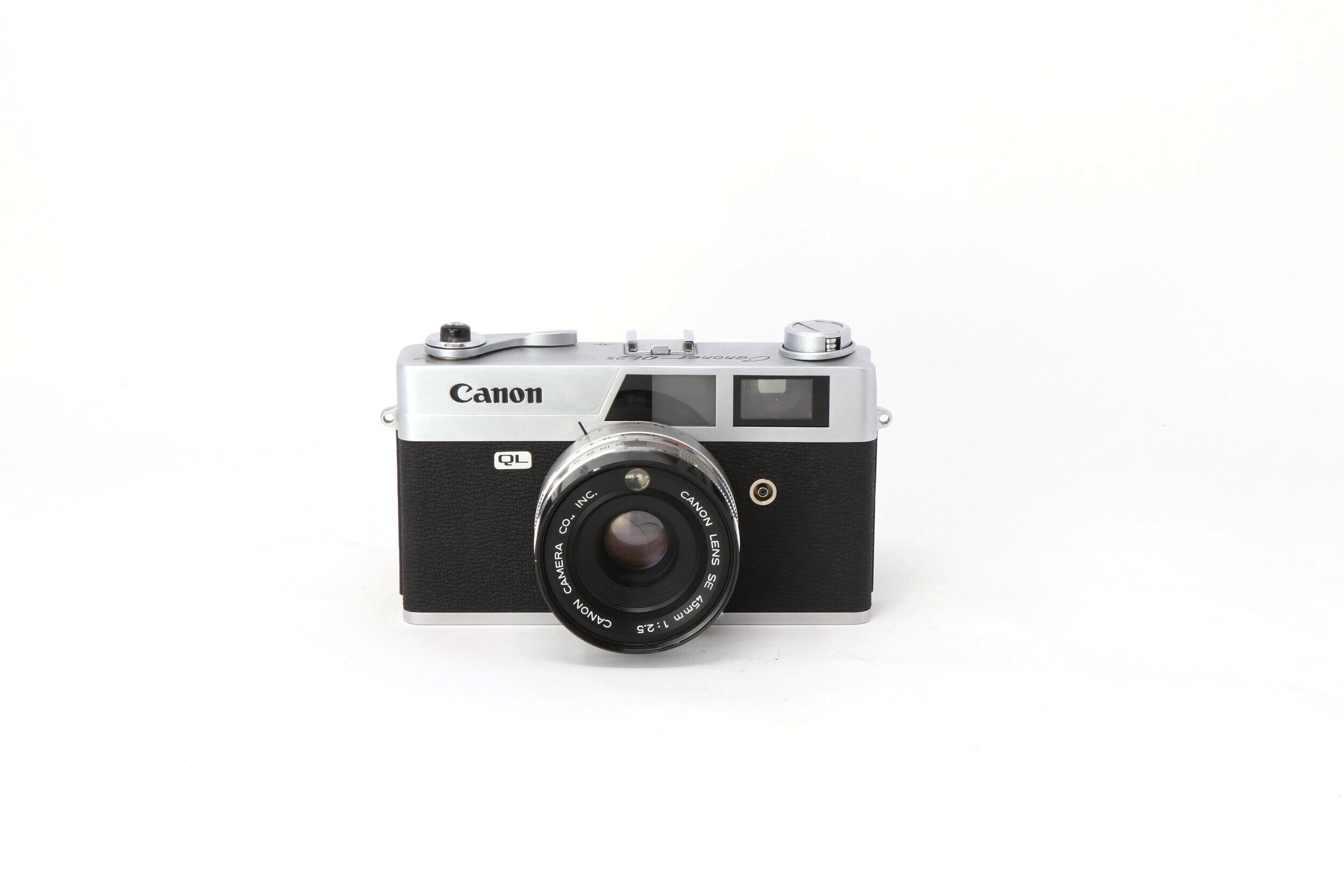 Canon Canonet QL 25 35mm Film Camera with 45mm fixed lens – Relics