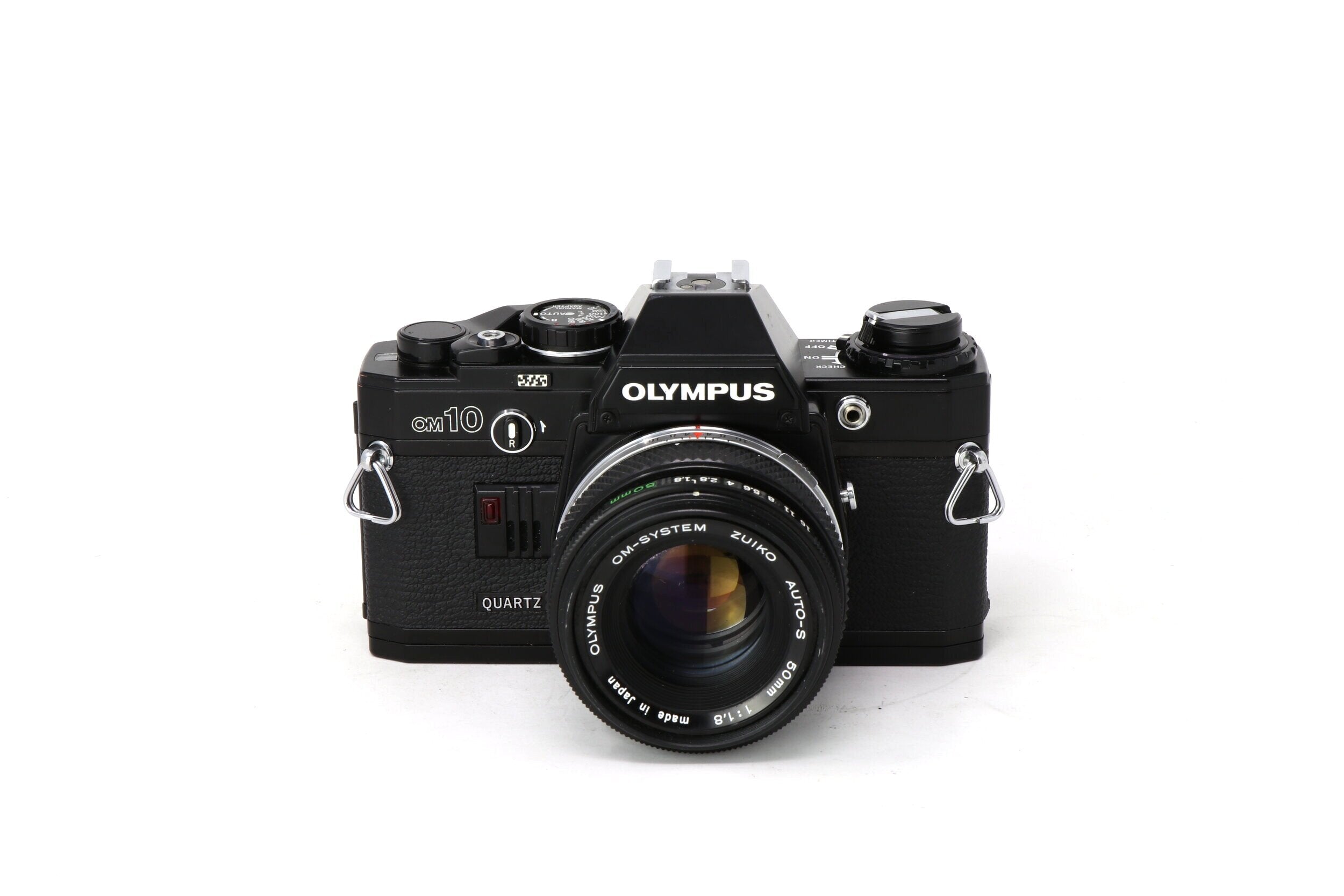 Olympus OM-10 35mm Film Camera with 50mm lens (Black) – Relics Olympus OM-10 35mm Film Camera with 50mm lens (Black) – Relics